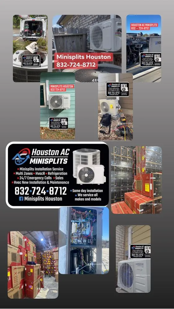 Slide of Minisplits Houston Ac