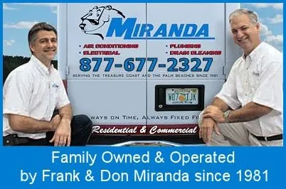 Reliable AC repair for residential systems in Port St. Lucie, FL by Miranda Plumbing & Air Conditioning