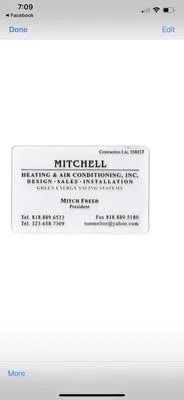 Mitchell Heating and Air Conditioning