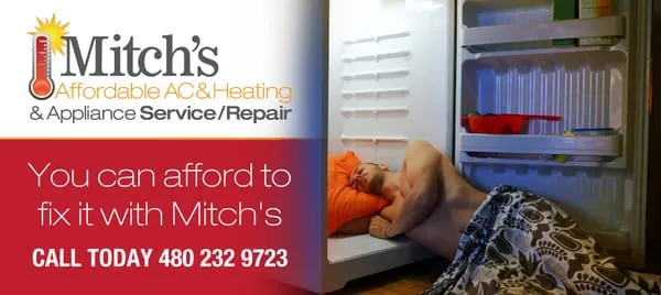 Mitch's Affordable AC & Heating Logo
