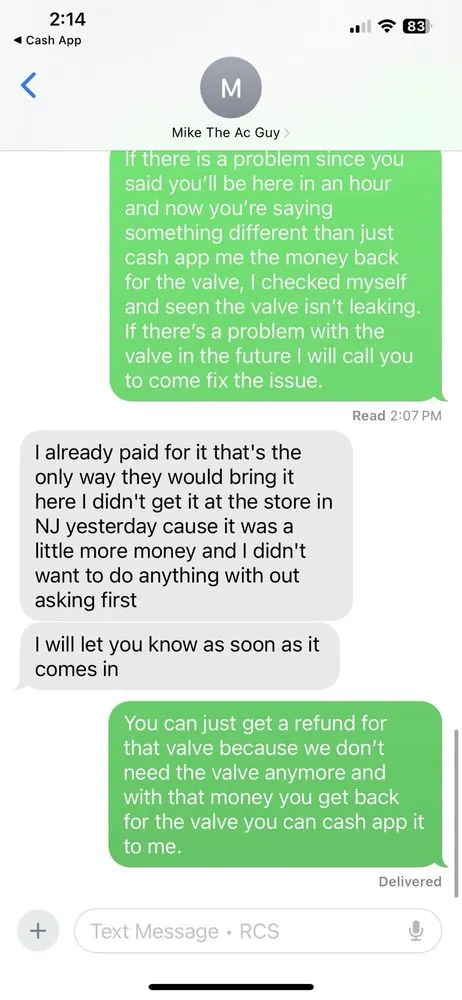 Slide of MJ Heating and A/c