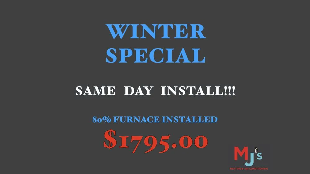 Slide of MJ's Heating & Air Conditioning