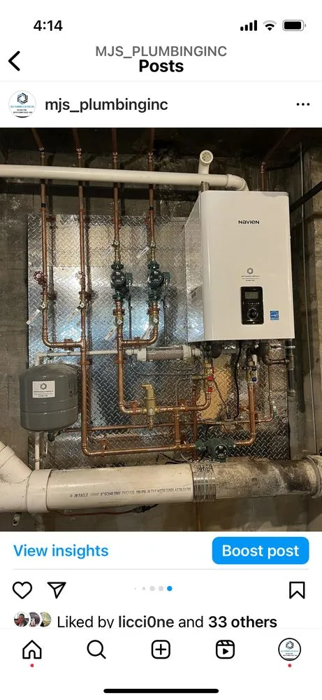 Slide of MJS Plumbing & Heating