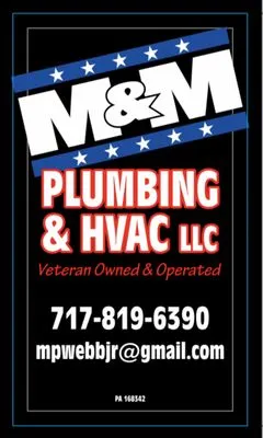 M&M Plumbing and HVAC Logo