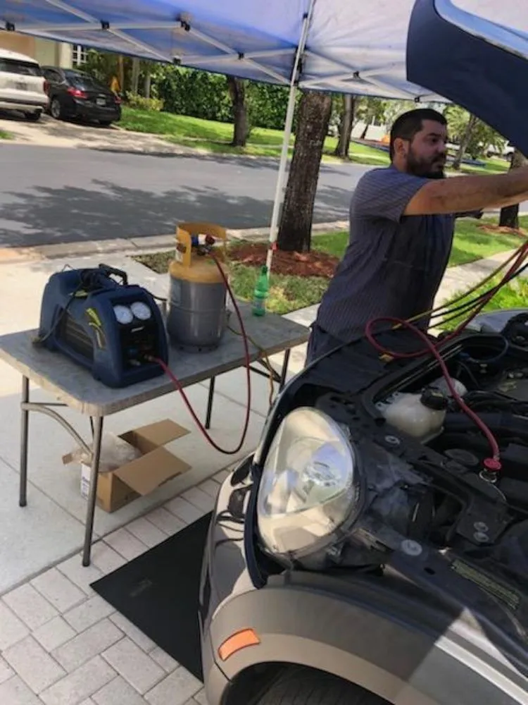 Slide of Mobile Automotive AC Service