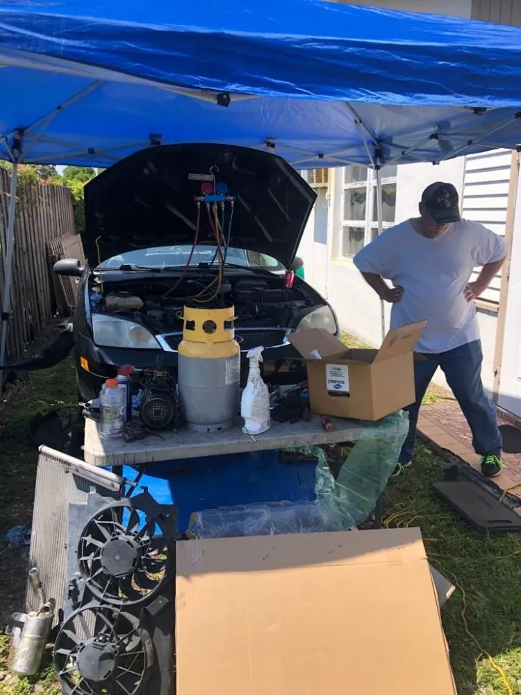 Slide of Mobile Automotive AC Service