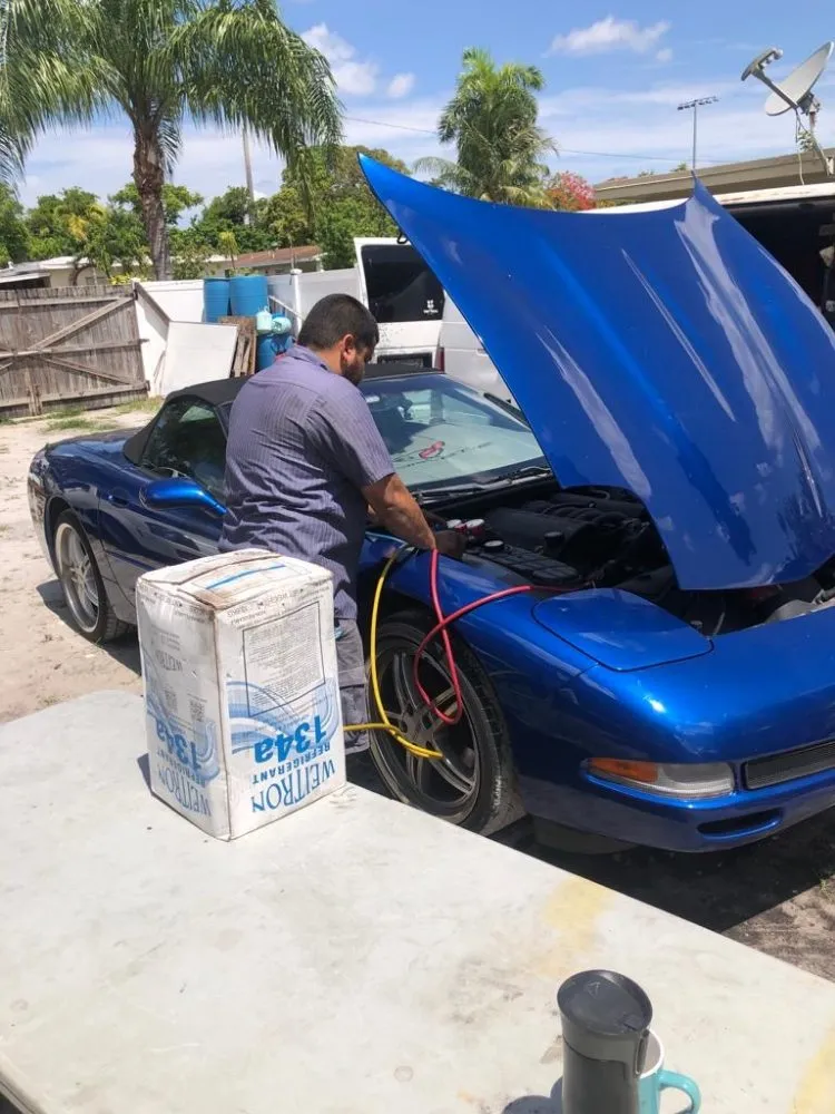 Slide of Mobile Automotive AC Service