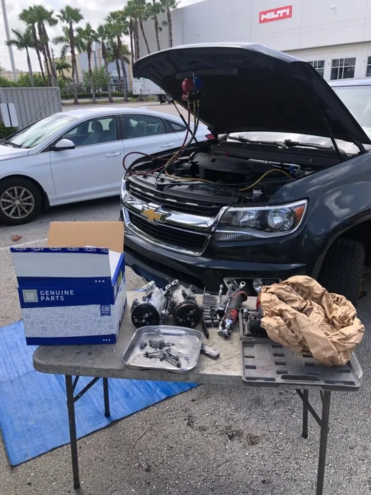 Slide of Mobile Automotive AC Service