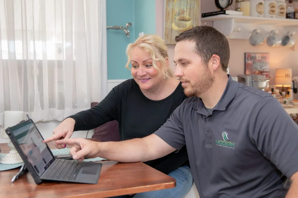 Slide of Modern Air Conditioning & Heating