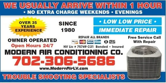 Slide of Modern Air Conditioning, Heating & Refrigeration