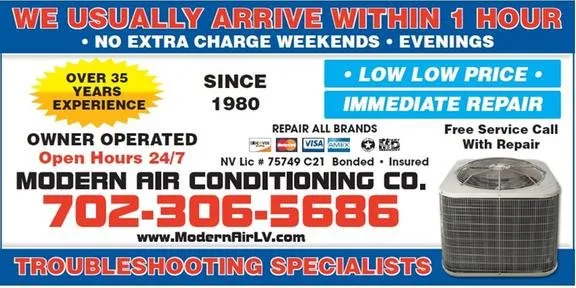 Slide of Modern Air Conditioning, Heating & Refrigeration