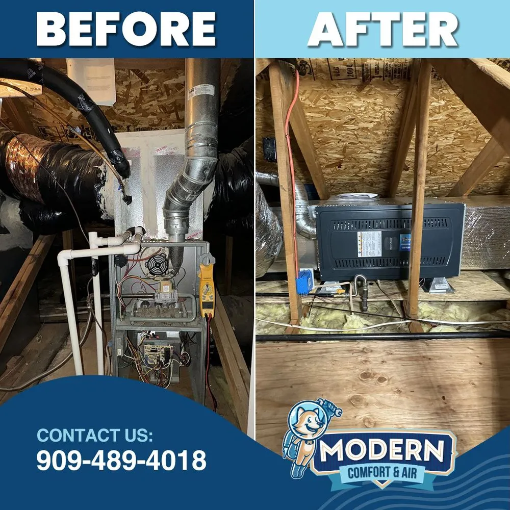 Slide of Modern Comfort and Air