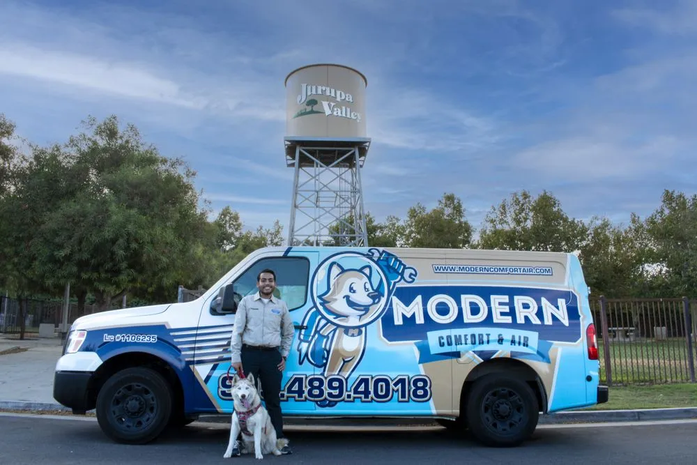 Slide of Modern Comfort and Air