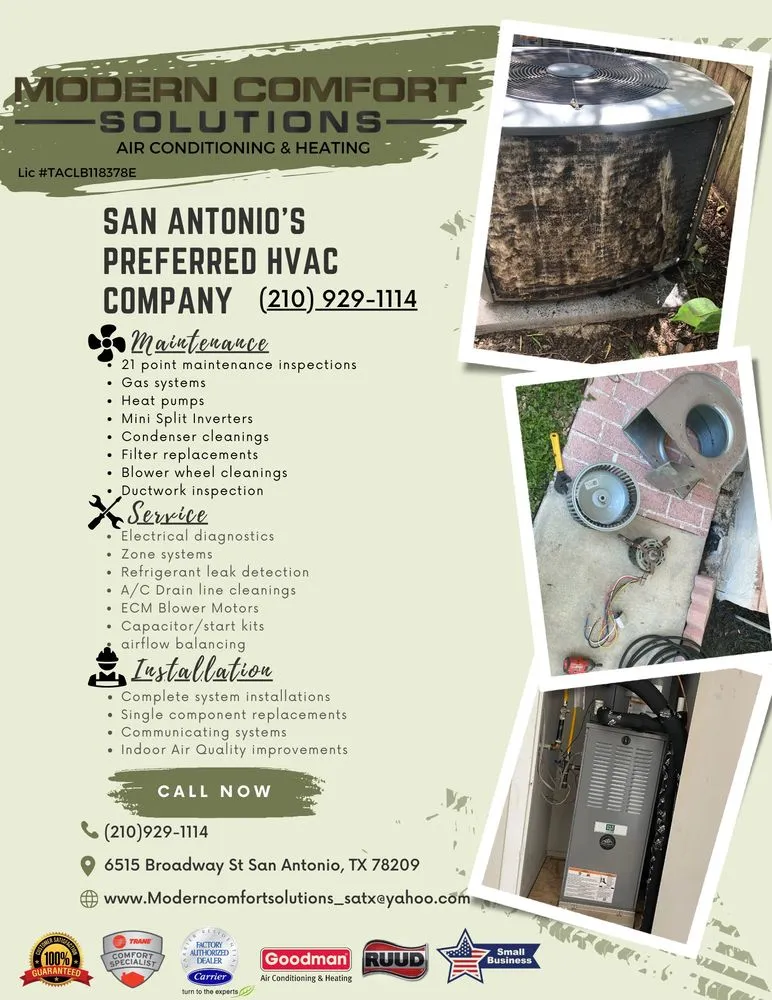 Slide of Modern Comfort Solutions