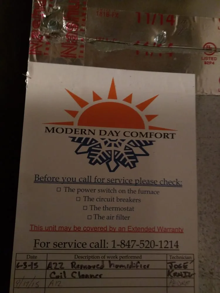 Slide of Modern Day Comfort