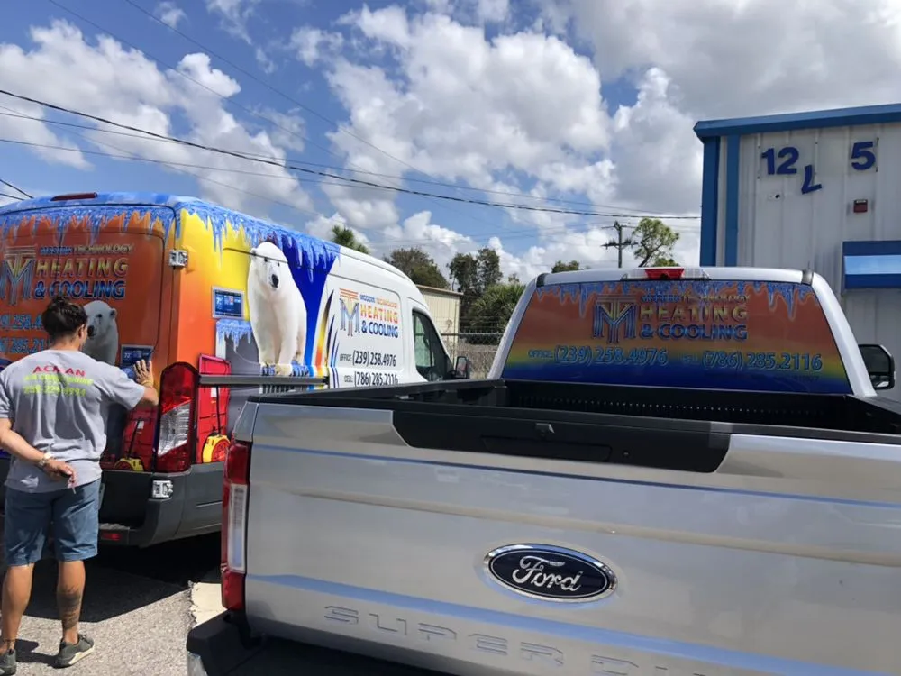 Slide of Modern Technology Heating & Cooling