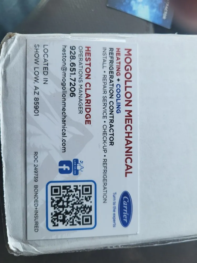 Slide of Mogollon Mechanical