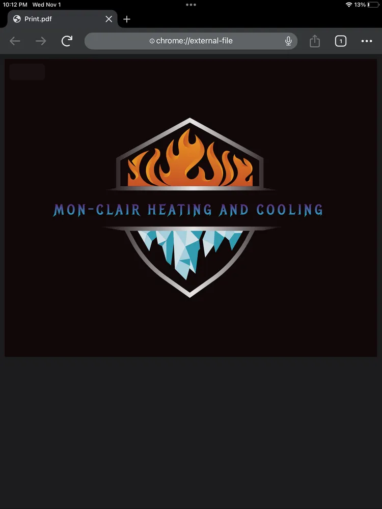 Slide of Mon-Clair Heating and Cooling