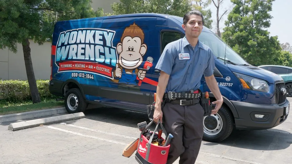 Slide of Monkey Wrench Plumbing, Heating, Air & Electric
