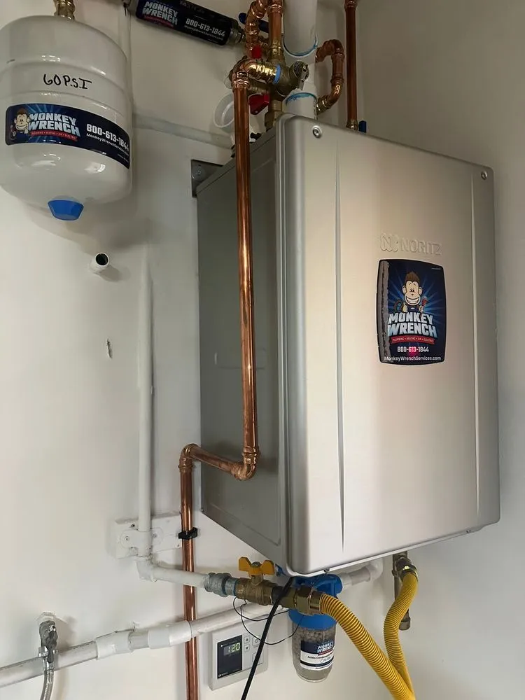 Slide of Monkey Wrench Plumbing, Heating, Air & Electric