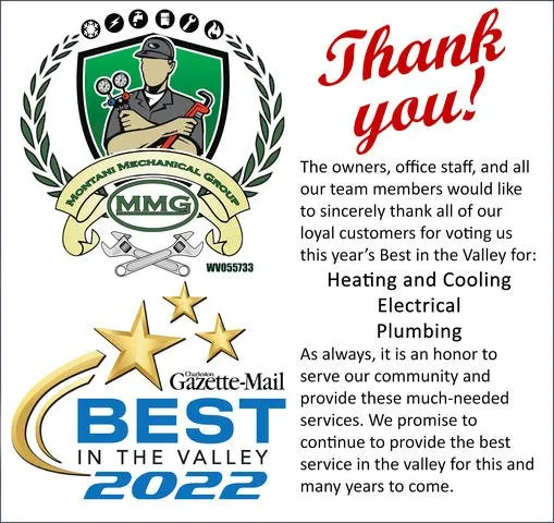 Emergency heating and cooling service in Poca, WV - Montani Mechanical Group