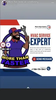 More than faster air conditioning Logo