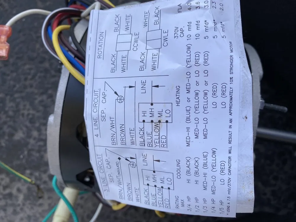 Slide of Moreno’s air conditioning services