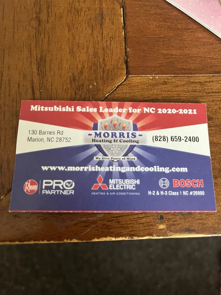 Slide of Morris Heating & Cooling
