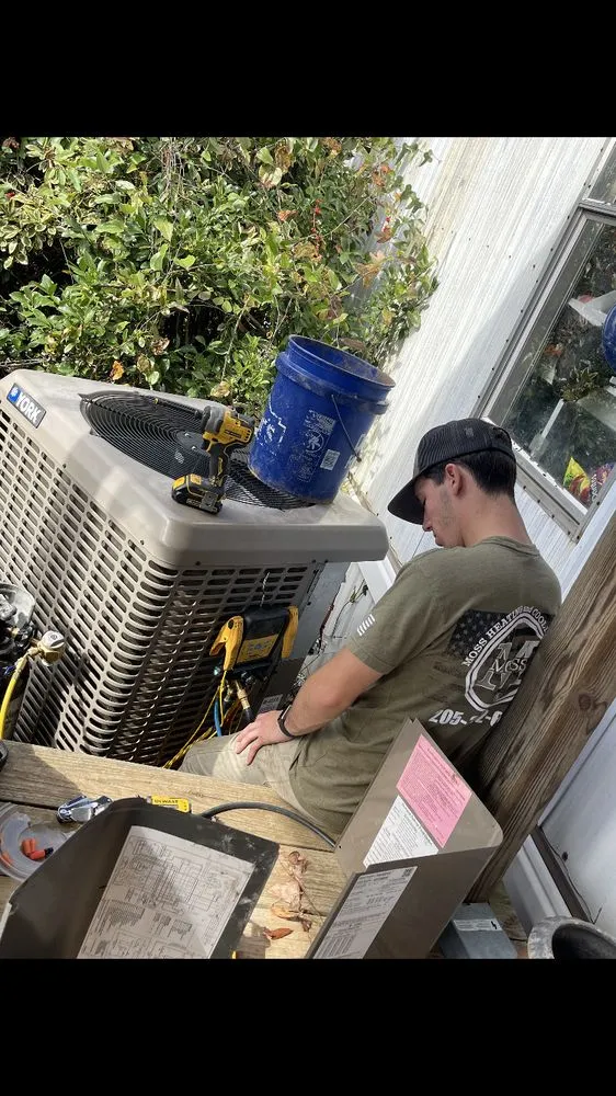 Slide of Moss Heating and Cooling