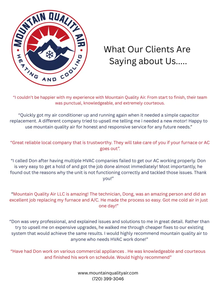 Slide of Mountain Quality Air