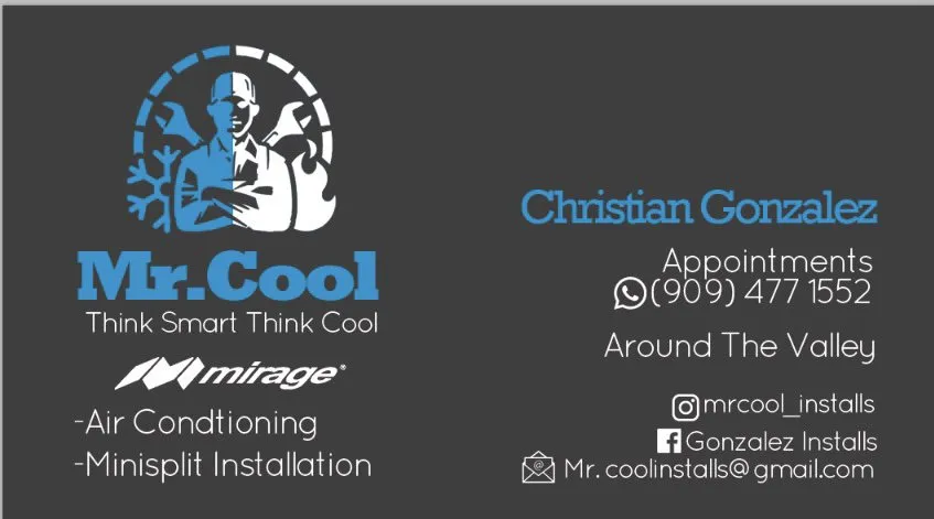 Slide of Mr. cool install