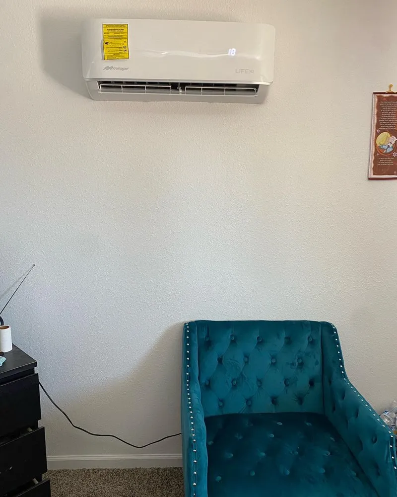 Slide of Mr. cool install