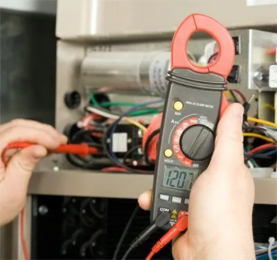 Mr. Furnace Heating and Cooling Logo