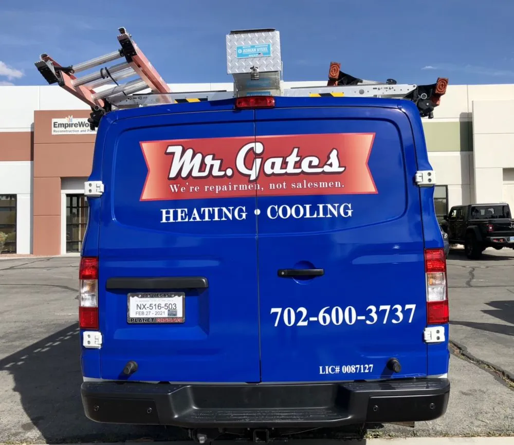 Slide of Mr. Gates Heating and Cooling