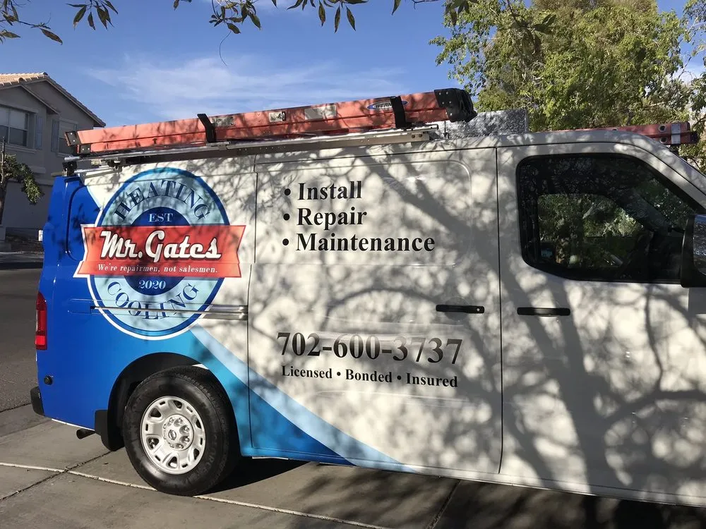 Slide of Mr. Gates Heating and Cooling