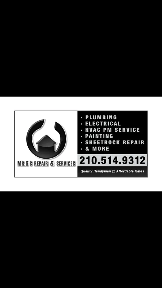 Slide of Mr G's Repair and Service
