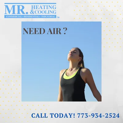 Mr. Heating and Cooling Logo