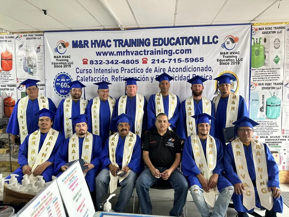 Slide of M&R HVAC Training Education