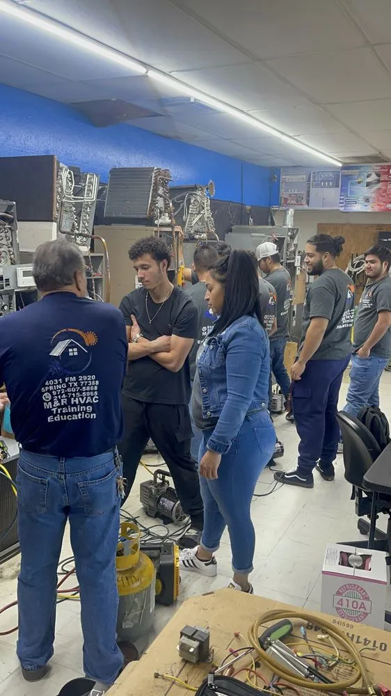 Slide of M&R HVAC Training Education