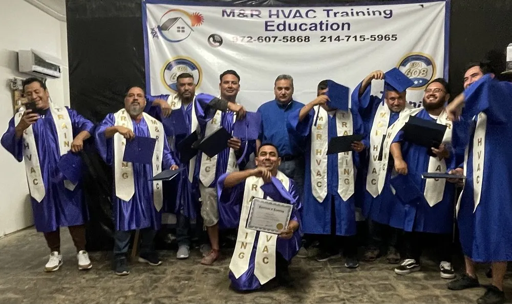 Slide of M&R HVAC Training Education