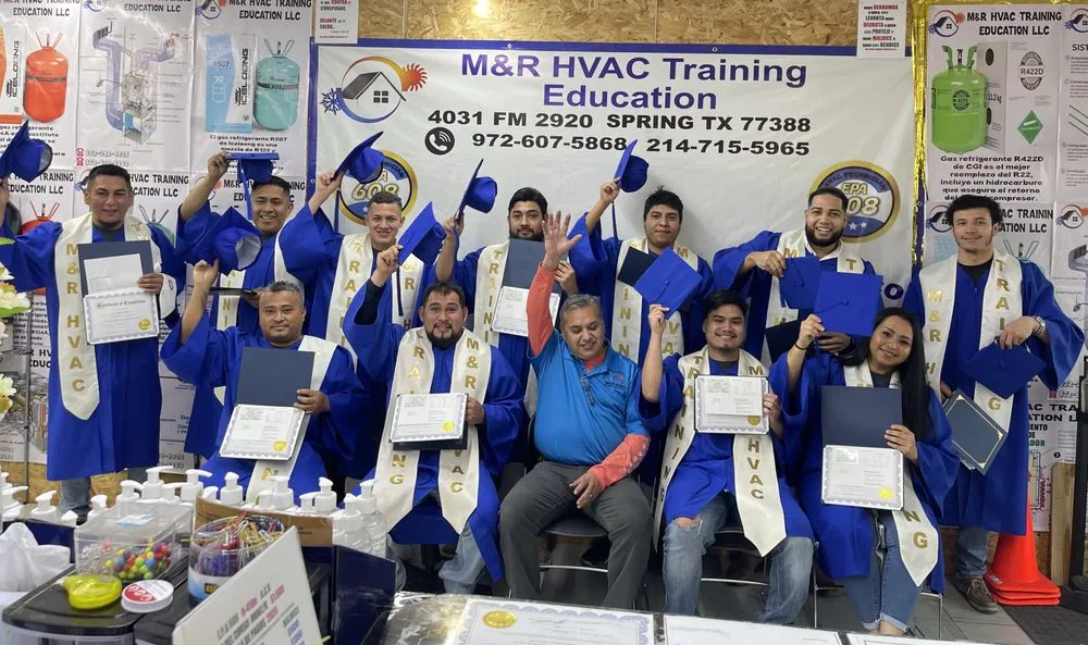 Slide of M&R HVAC Training Education