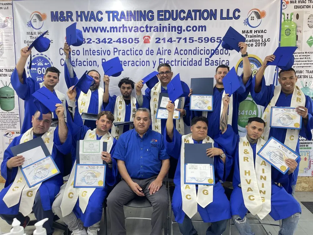 Slide of M&R HVAC Training Education