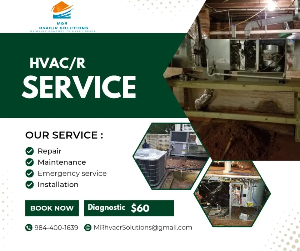 Slide of M&R HVACR Solutions