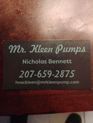 Mr Kleen Pump Logo
