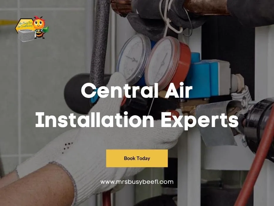 Slide of Mrs Busy Bee Air Conditioning and Heating