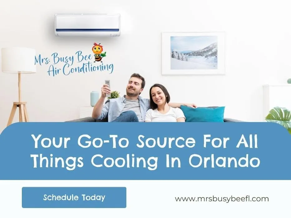Slide of Mrs Busy Bee Air Conditioning and Heating