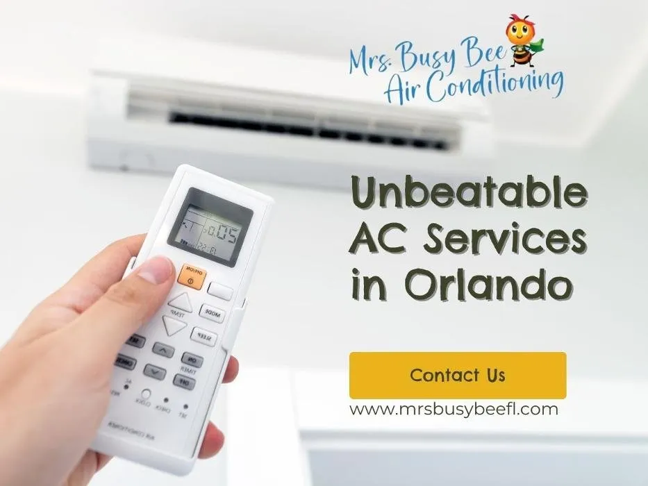 Slide of Mrs Busy Bee Air Conditioning and Heating
