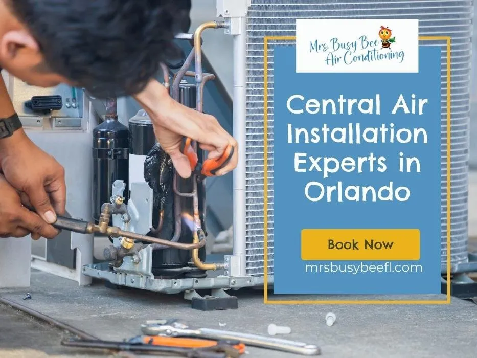 Slide of Mrs Busy Bee Air Conditioning and Heating