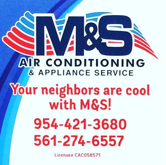 Slide of M&S air conditioning