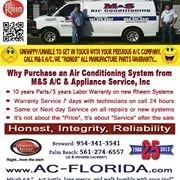 Slide of M&S air conditioning